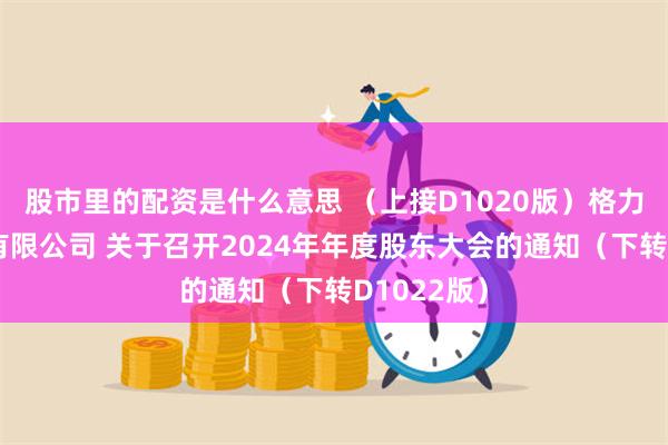 股市里的配资是什么意思 （上接D1020版）格力地产股份有限公司 关于召开2024年年度股东大会的通知（下转D1022版）