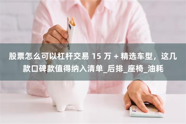 股票怎么可以杠杆交易 15 万 + 精选车型，这几款口碑款值得纳入清单_后排_座椅_油耗