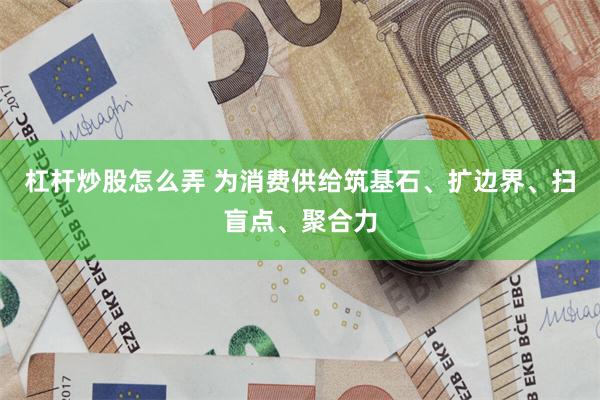 杠杆炒股怎么弄 为消费供给筑基石、扩边界、扫盲点、聚合力