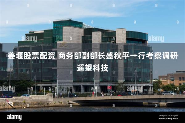 姜堰股票配资 商务部副部长盛秋平一行考察调研遥望科技
