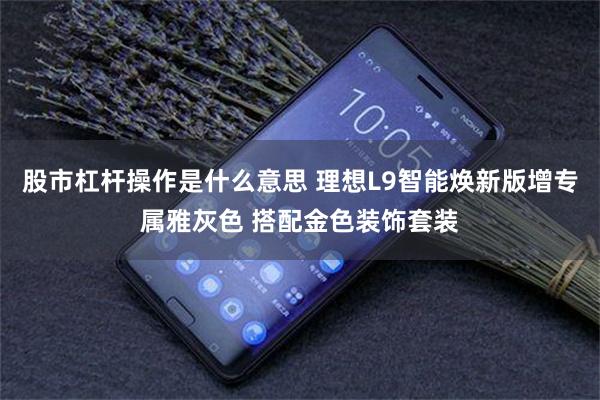 股市杠杆操作是什么意思 理想L9智能焕新版增专属雅灰色 搭配金色装饰套装