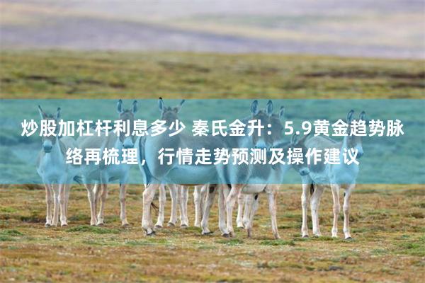 炒股加杠杆利息多少 秦氏金升：5.9黄金趋势脉络再梳理，行情走势预测及操作建议