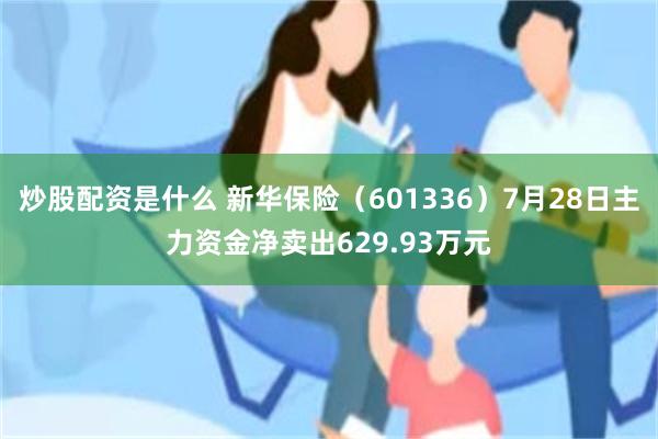 炒股配资是什么 新华保险(601336)7月28日主力资金净卖出629.93万元