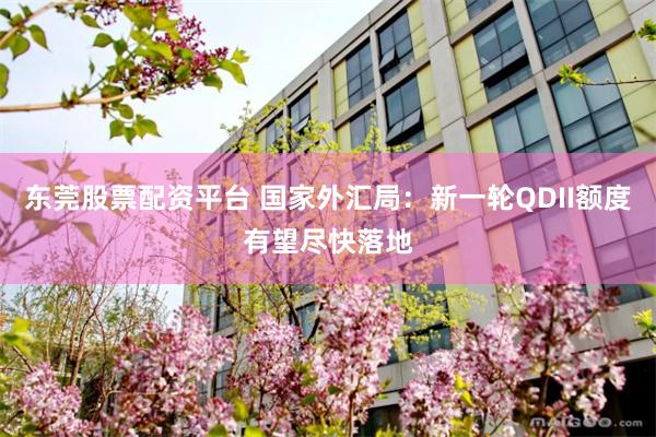 东莞股票配资平台 国家外汇局：新一轮QDII额度有望尽快落地