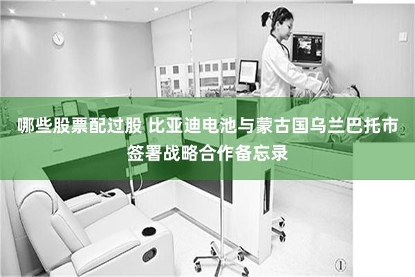 哪些股票配过股 比亚迪电池与蒙古国乌兰巴托市签署战略合作备忘录