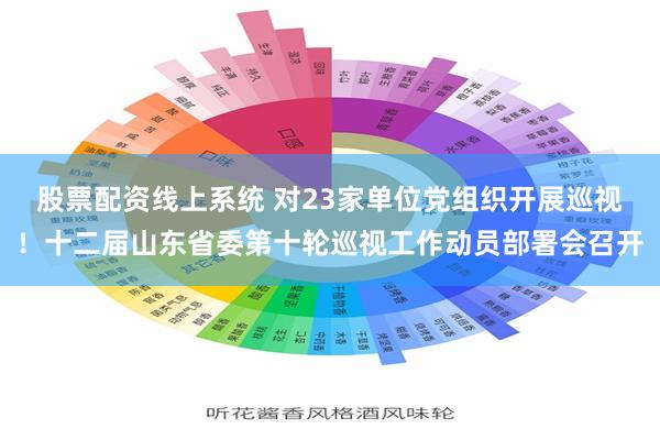 股票配资线上系统 对23家单位党组织开展巡视！十二届山东省委第十轮巡视工作动员部署会召开